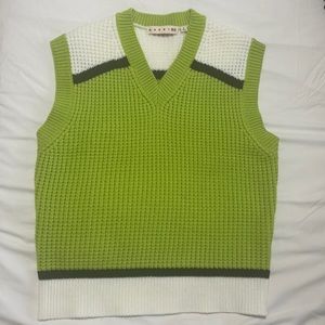 Uniqlo Marni green wool vest Size M